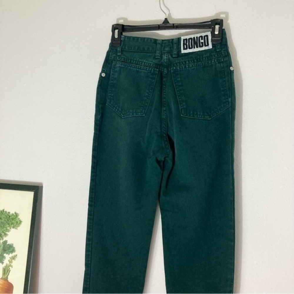 Vintage BONGO forest green high waisted jeans